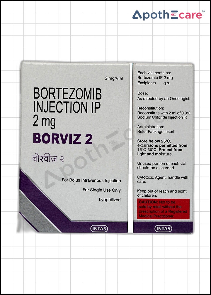 Borviz 2mg Injection, a medication for cancer treatment.
