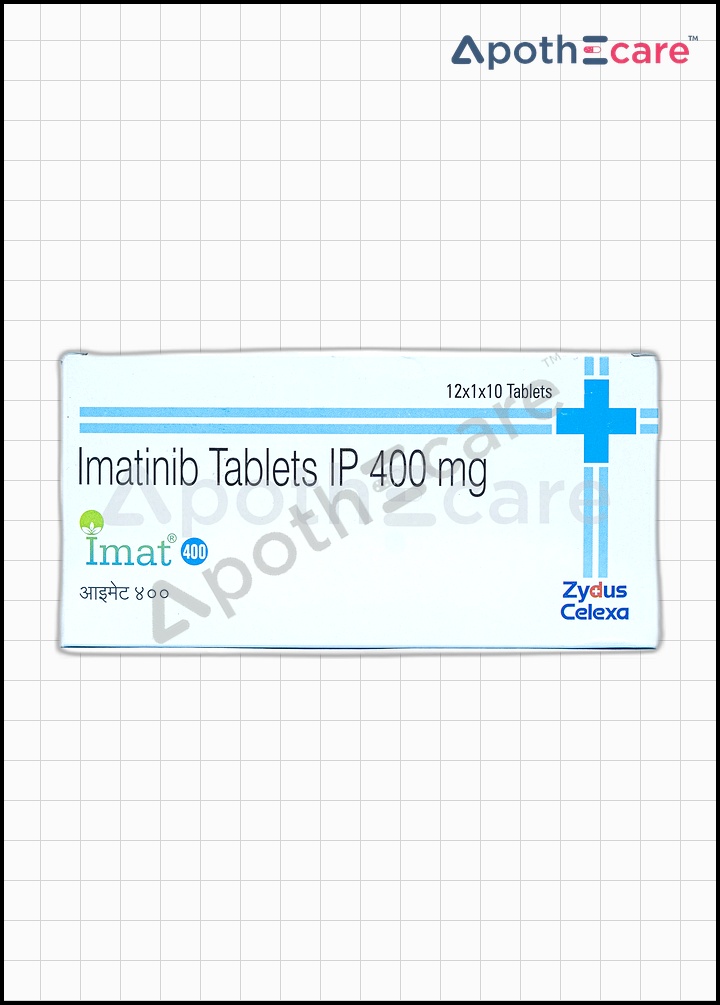 Imat 400mg Tablet, a medication for cancer therapy.