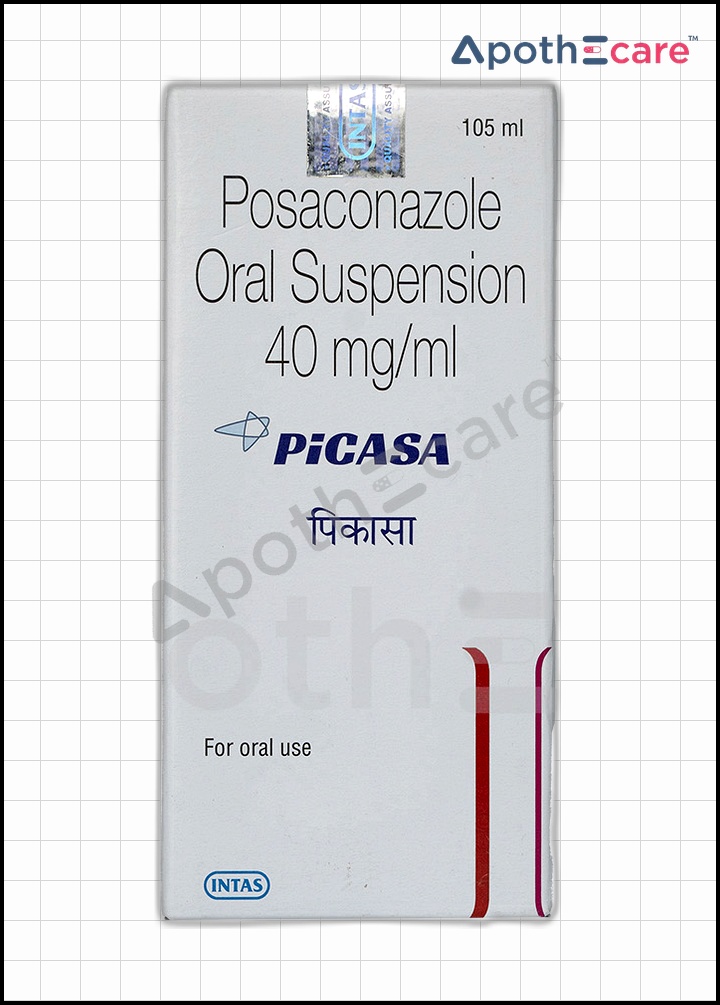 Picasa 40mg oral suspension, is an antifungal medication formulated as a gastro-resistant tablet.