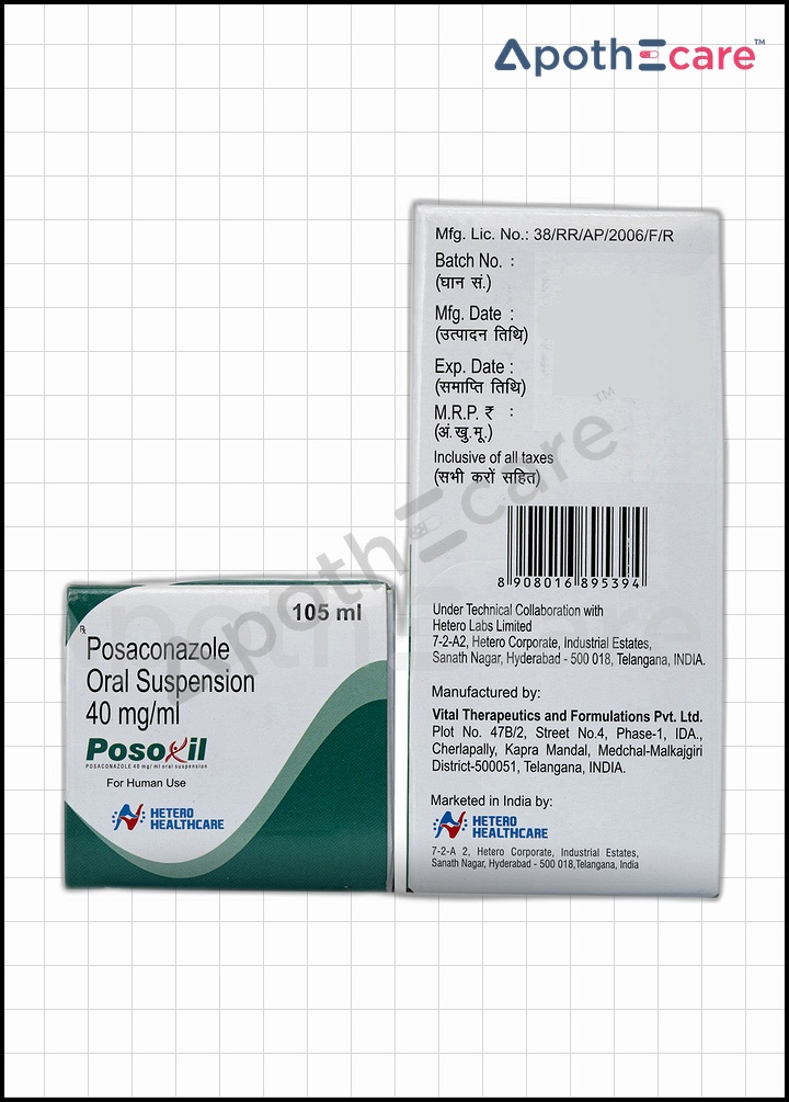 Posoxil syrup, used for treating fungal infections.