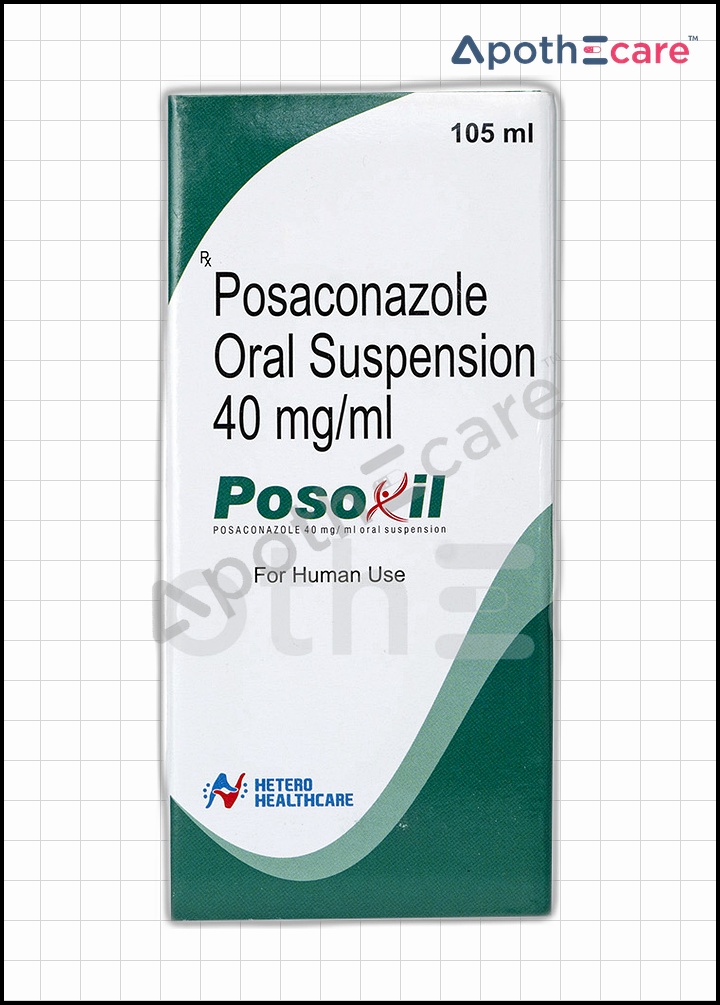 Posoxil syrup, used for treating fungal infections.