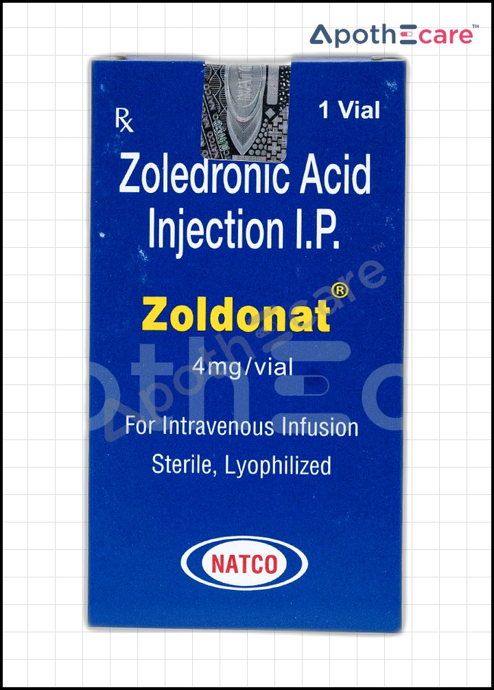 Zoldonat 4mg vial, a medication for osteoporosis
