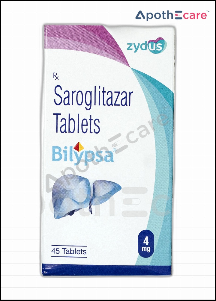 Bilypsa tablet, used to manage dyslipidemia and hypertriglyceridemia in patients with type 2 diabetes mellitus.
