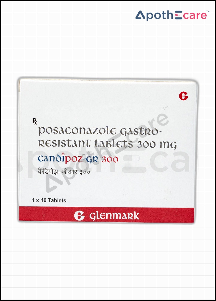 Candipoz GR 300mg Tablet, used to treat fungal infections.