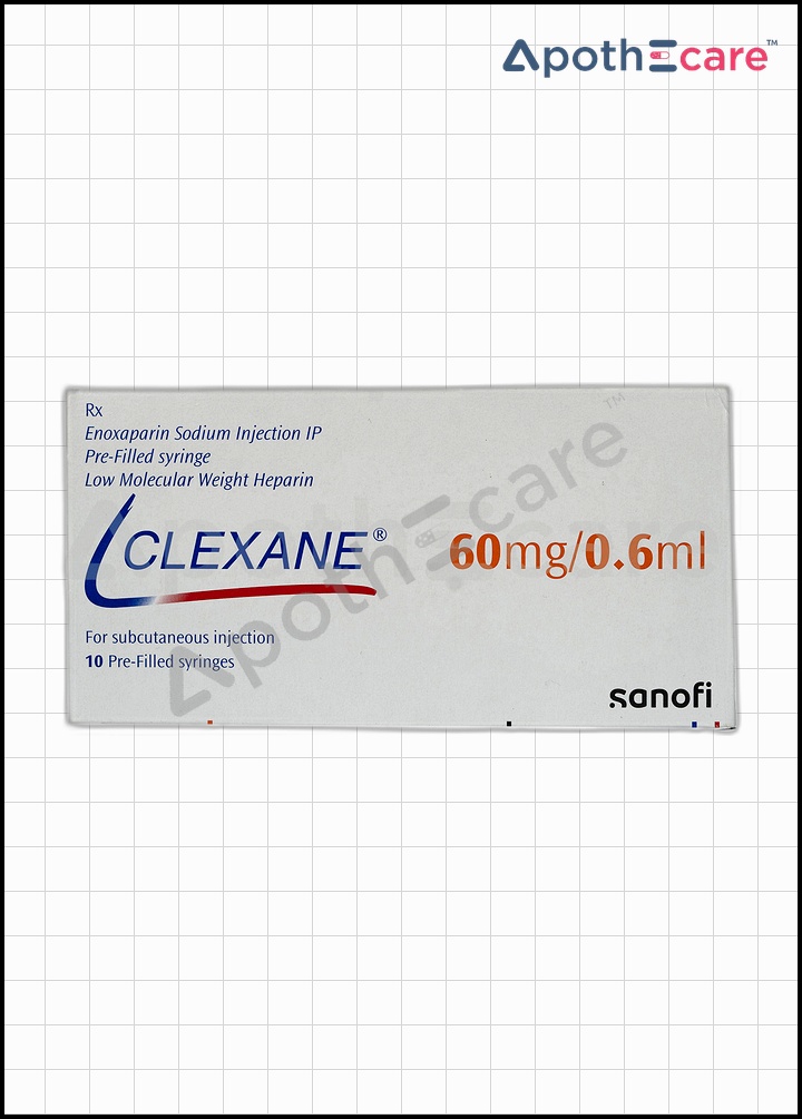 Clexane 60mg PFS, a medication for managing blood clot risks.