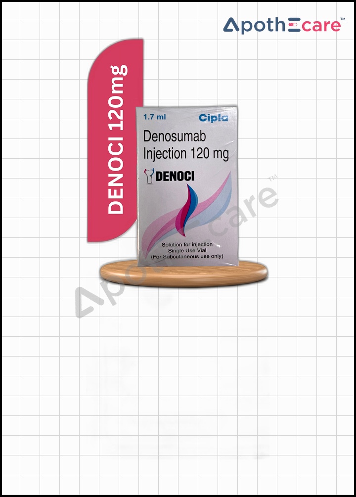 Denoci 120mg Injection, used in the treatment of bone-related conditions.