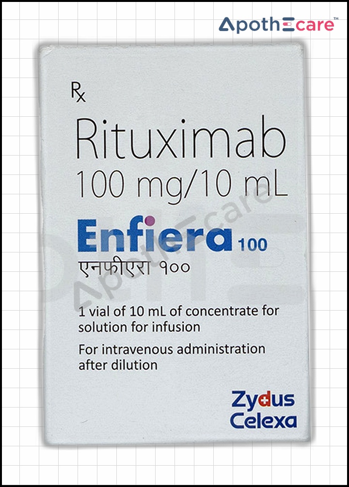 Enfiera 100mg vial, a medication for immune system modulation.