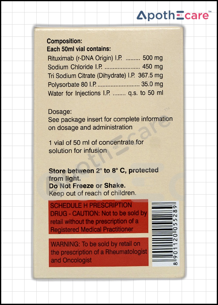 Enfiera injection 500mg vial, used in cancer treatment.
