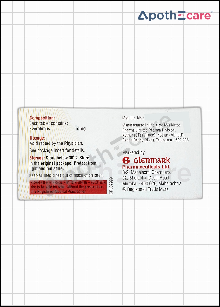 Evermil 10mg tablet pack of 110, It is mostly used to treat cancer as well as other illnesses.