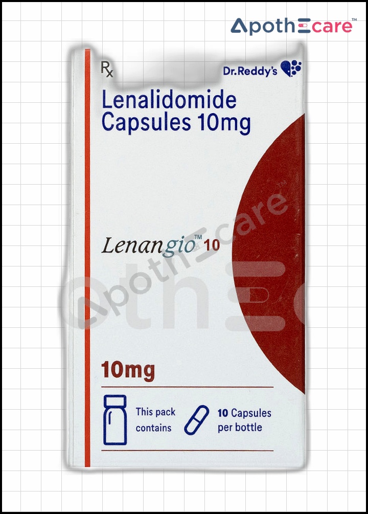 Lenangio 10mg Capsule, used in cancer therapy.