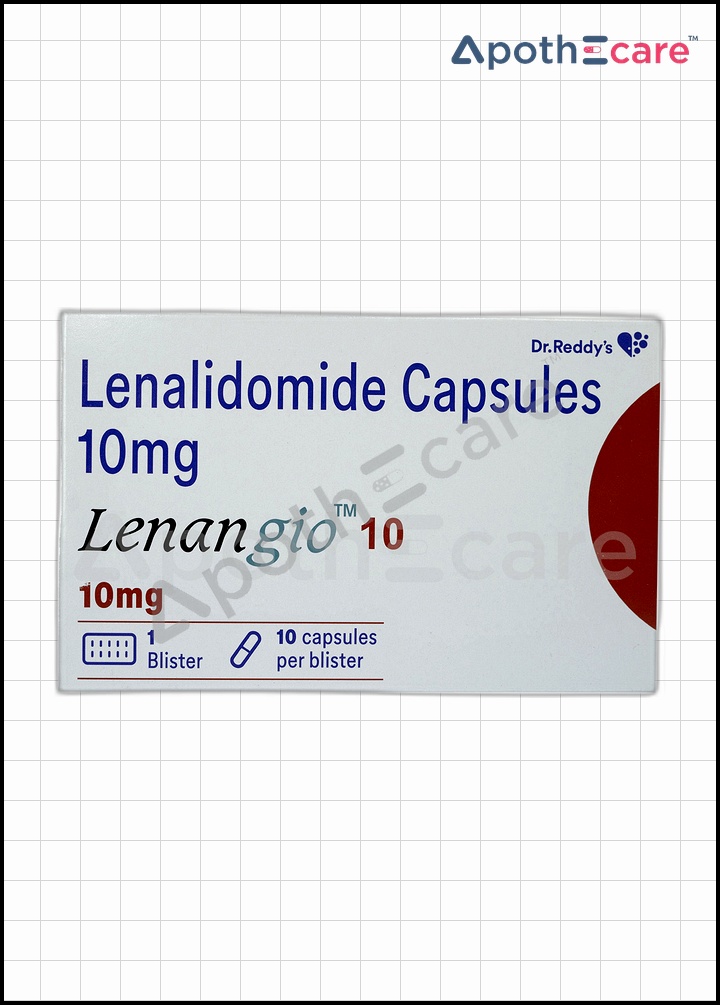 Lenangio 10mg Capsule, used in cancer therapy.