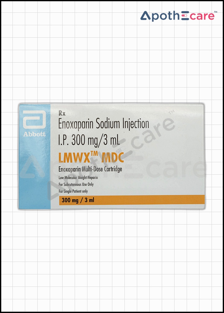 LMWX 300mg Injection, a medication for treating blood clotting issues.