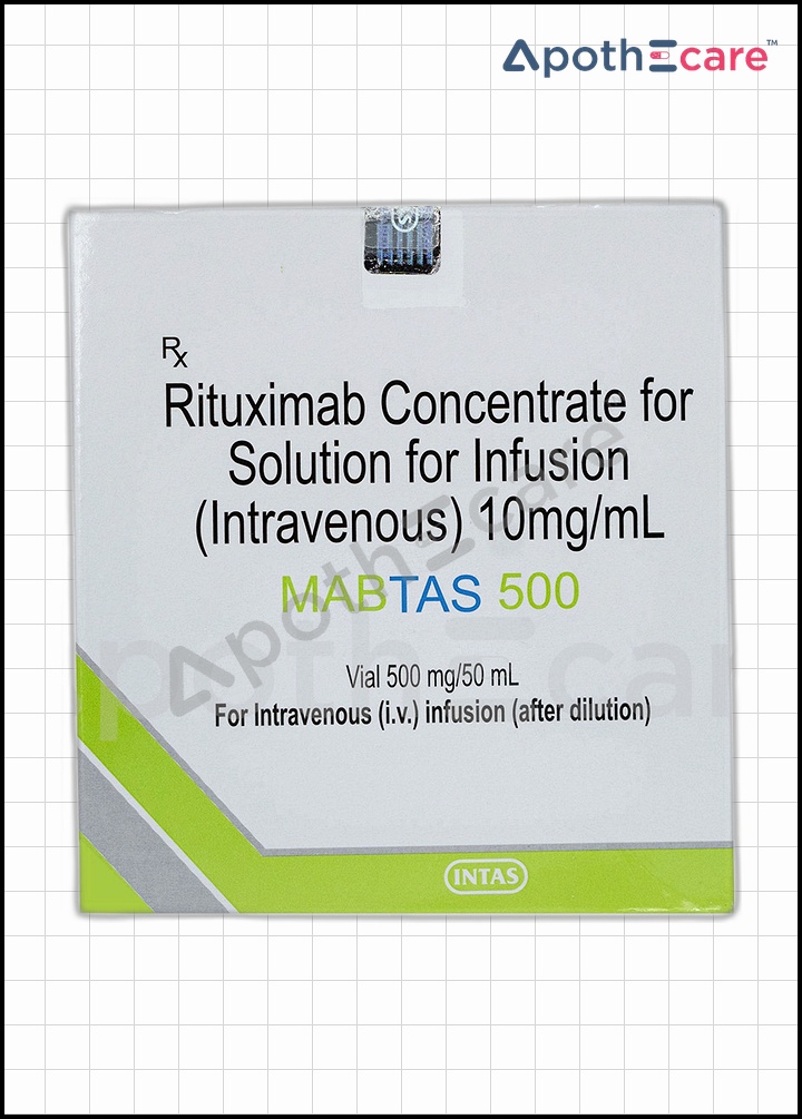 Mabtas 500mg injection 100ml, a treatment for specific cancers.