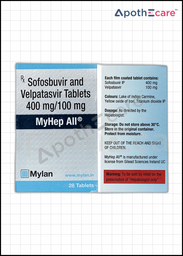 Myhep All tablets, used in the treatment of hepatitis.