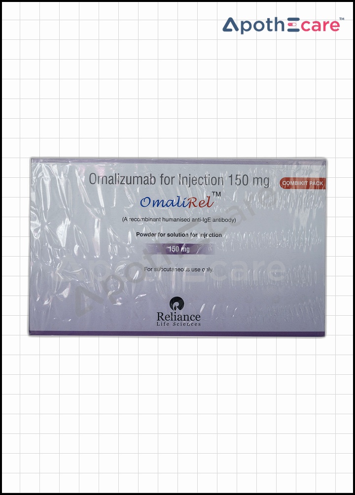 Omalirel 150mg pack of 1,used to treat the symptoms of asthma