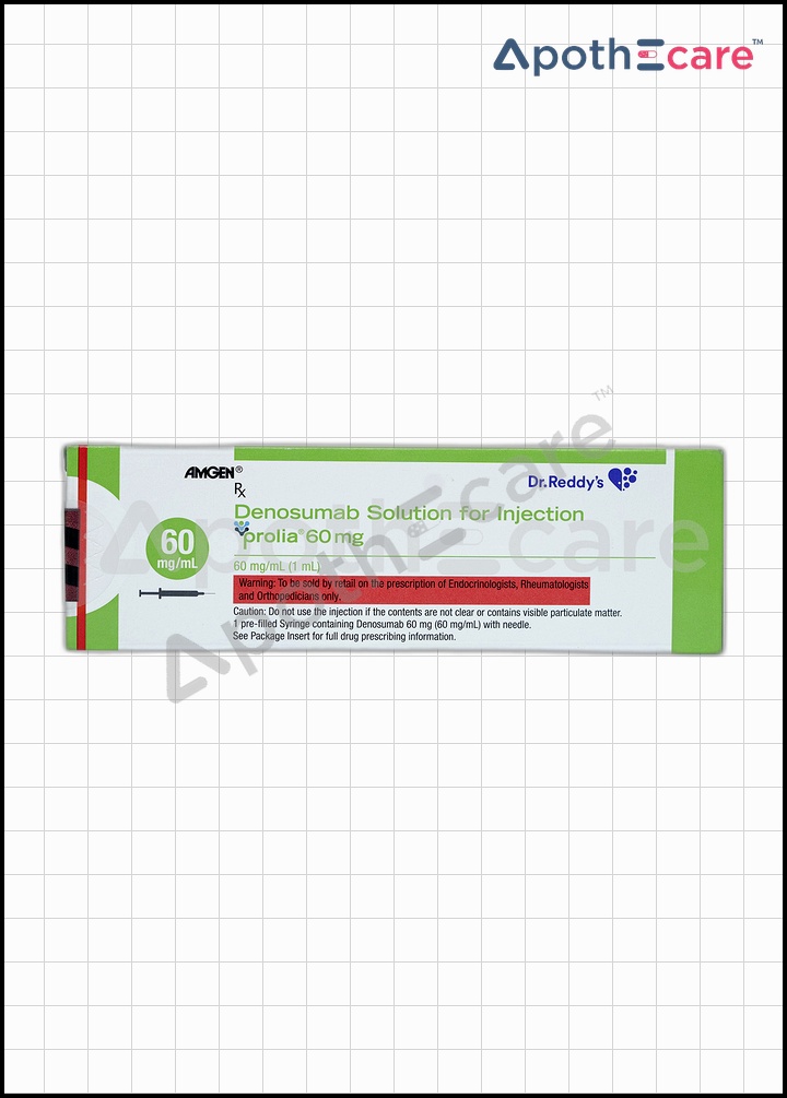 Prolia 60mg Injection, used in the treatment of bone-related conditions.