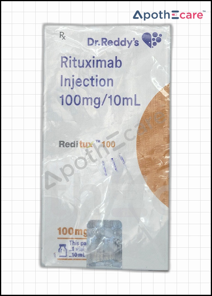 Reditux 100mg Injection, used to treat certain types of cancers and autoimmune diseases.