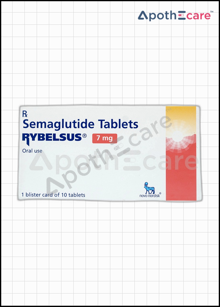 Rybelsus 7mg tablet, used for managing type 2 diabetes.