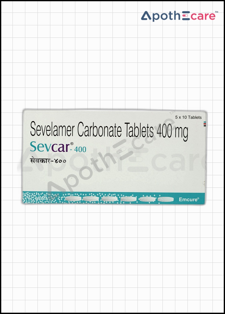 Sevcar 400mg, used in liver disease management.