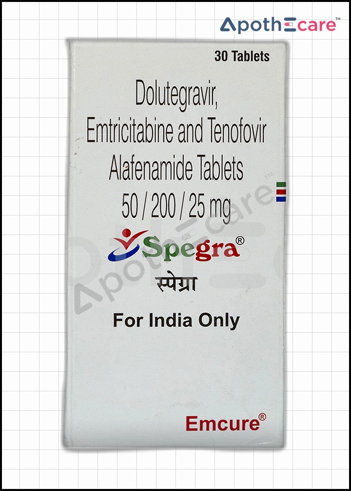 Spegra Tablet is a combination antiretroviral medication used for the treatment of HIV Infection