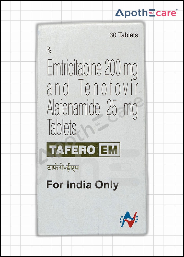 Tafero EM 25mg auto-injector, used for treating viral infection.