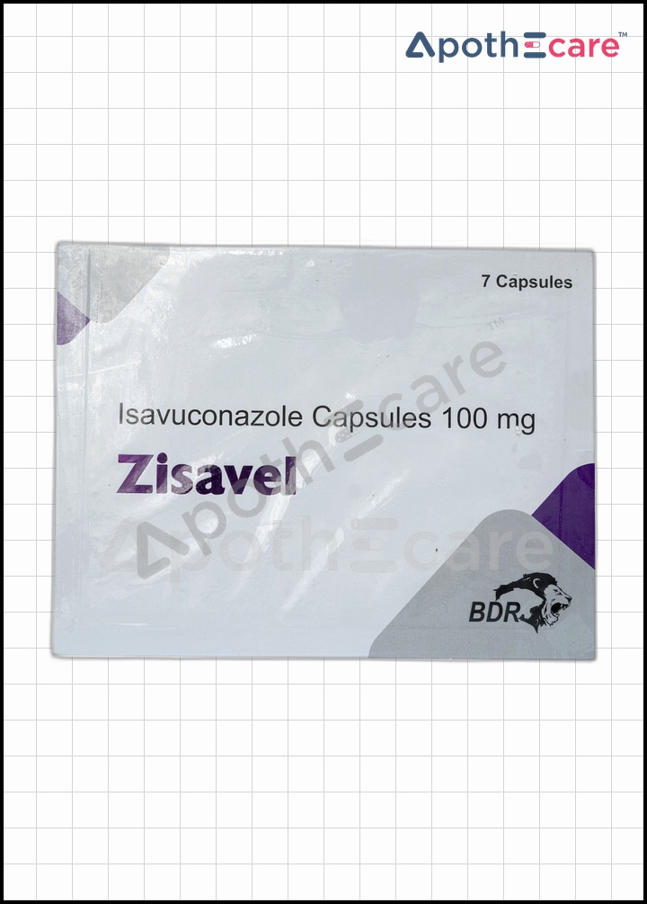 Zisavel 100mg Capsule, is an antifungal medication formulated as a gastro-resistant tablet.