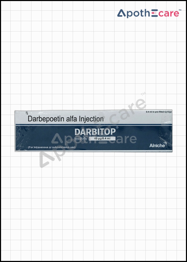 Darbitop 40mcg Injection, that helps your body produce more red blood cells.