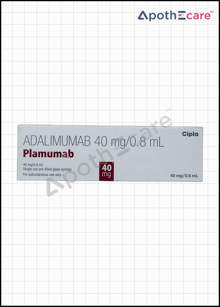Plamumab 40mg Injection, used to treat various autoimmune disorders.
