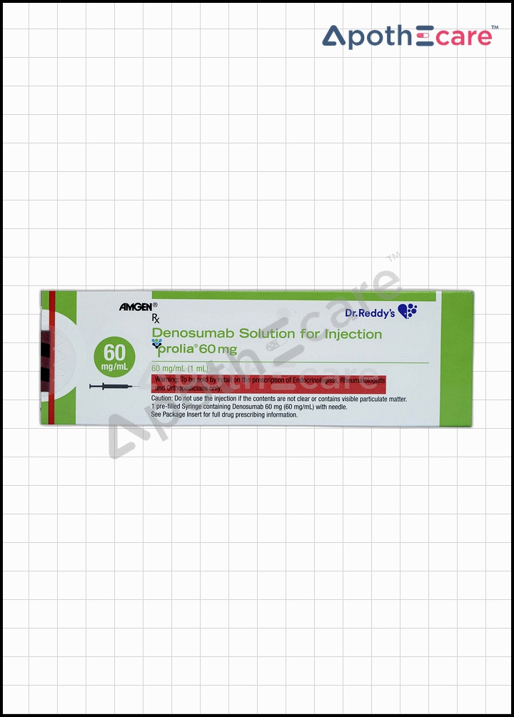 Prolia 60mg Injection, a monoclonal antibody used in the treatment of bone-related conditions.