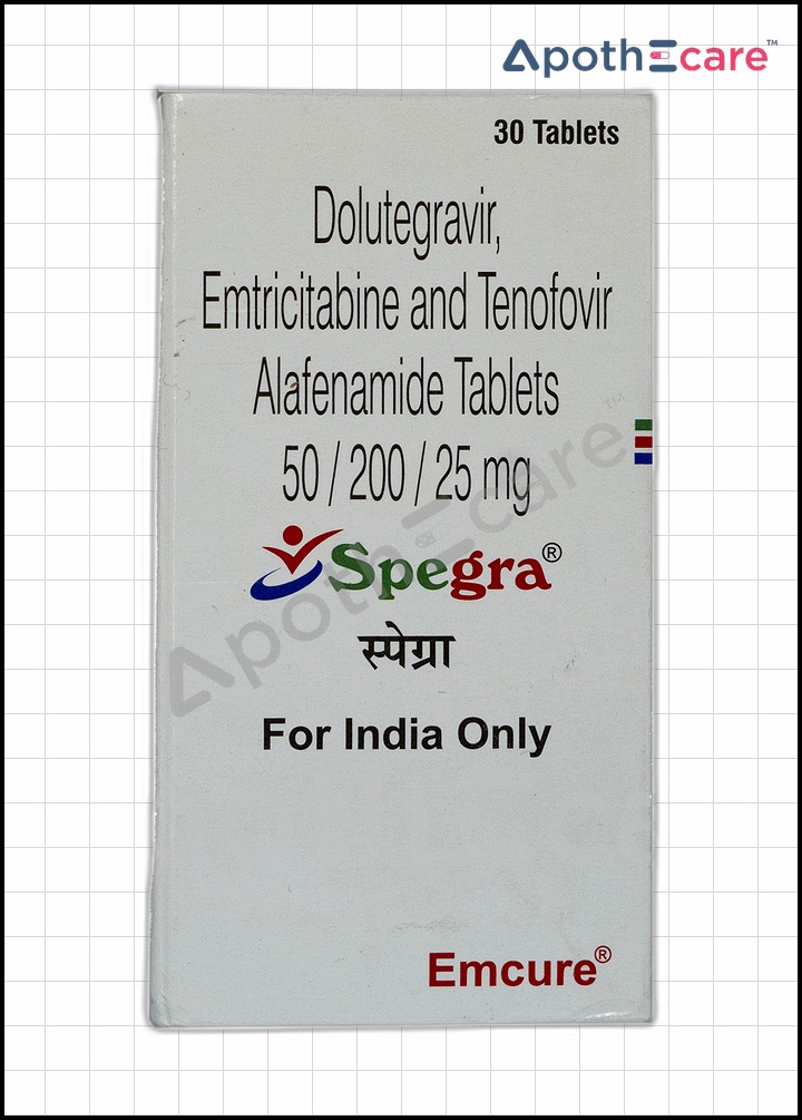 Spegra Tablet is a combination antiretroviral medication used for the treatment of HIV