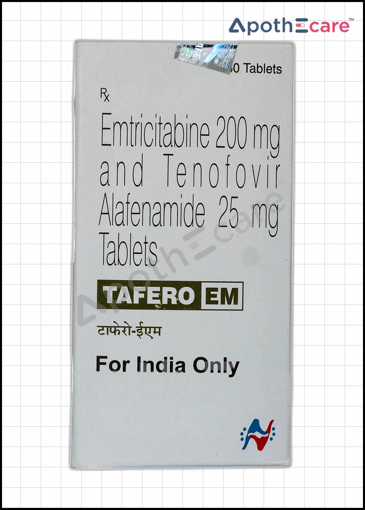 Tafero EM Tablet, used for the treatment and prevention of HIV infection.