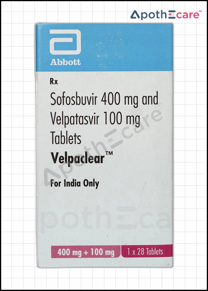 Velpaclear Tablet, used in the treatment of chronic hepatitis C infection.