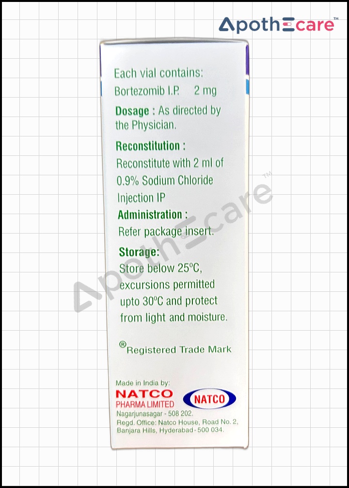 Bortenat 2mg Injection, used to treat certain hematologic malignancies.