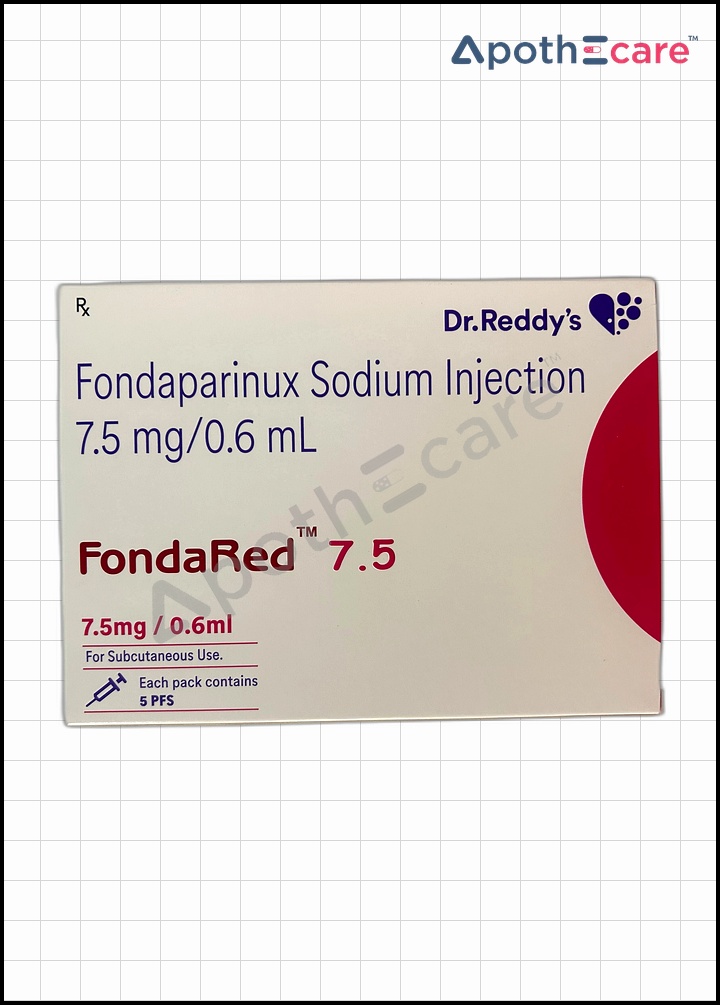 Fondared 7.5mg Injection is an anticoagulant medication that contains Fondaparinux.