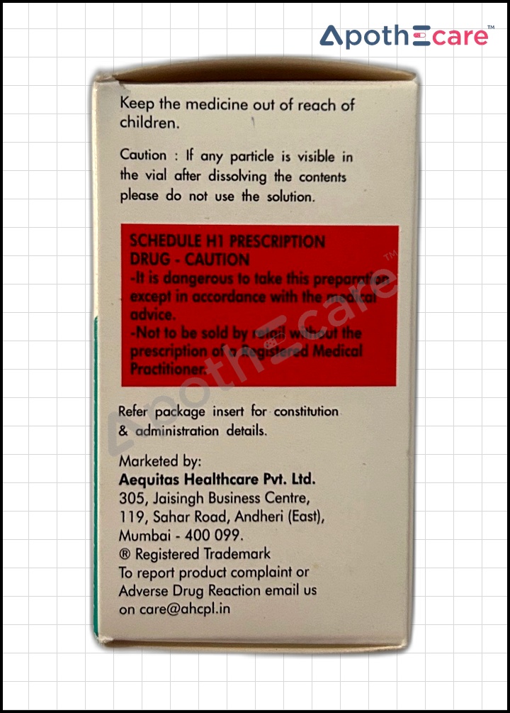Icubac 500mg injection, it is primarily indicated for the treatment of a variety of bacterial infections.