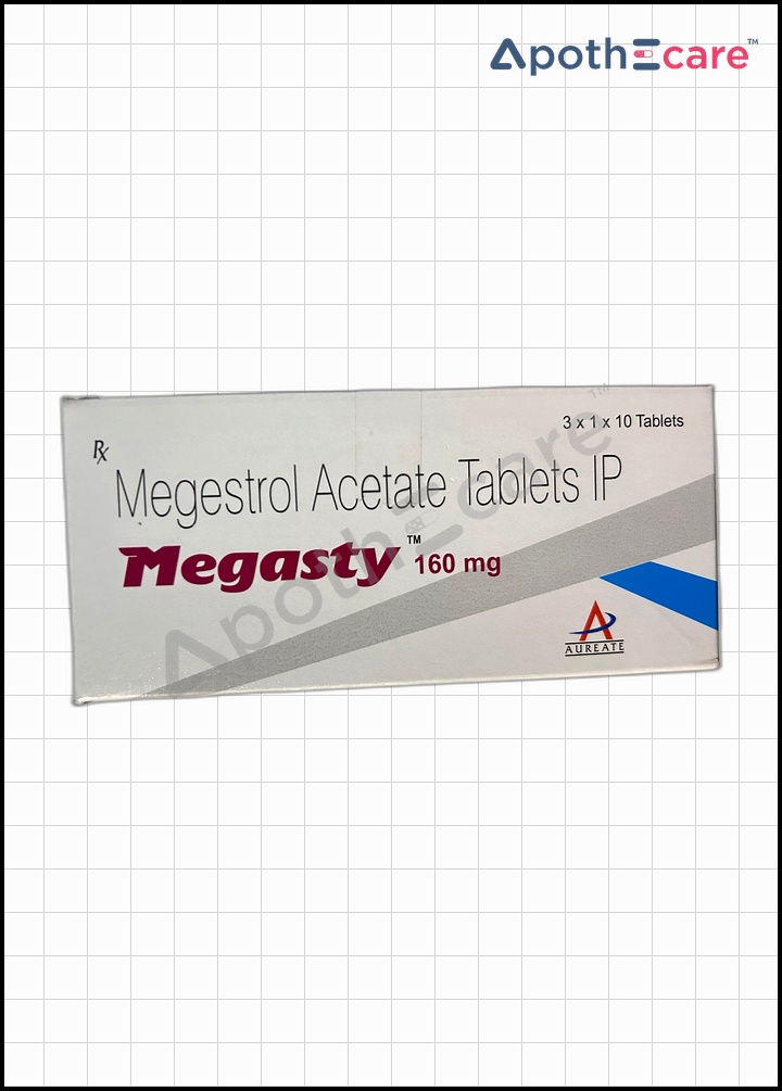 Megasty 160mg Tablet, It is frequently used to treat various cancers, particularly endometrial and breast cancer.