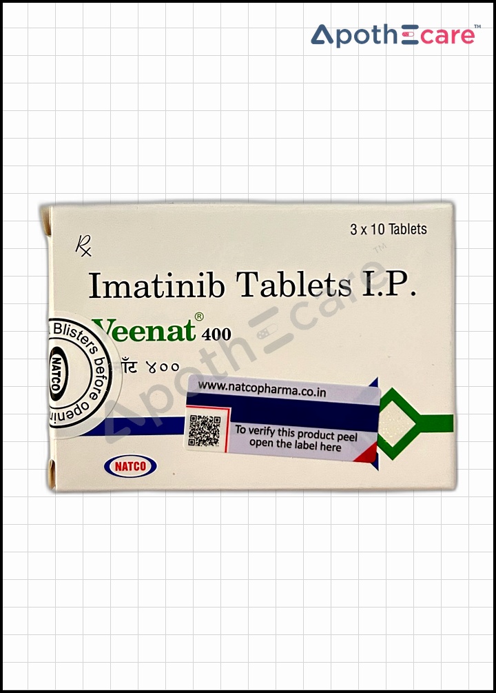 Veenat 400mg Tablet, is an oral medication used primarily in the treatment of specific cancers.