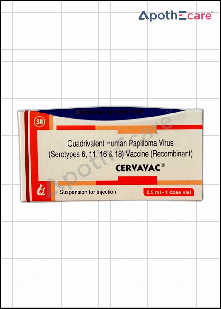 Cervavac Vaccine, It is intended to prevent genital warts, precancerous lesions, cervical cancer, and other disorders linked to HPV.