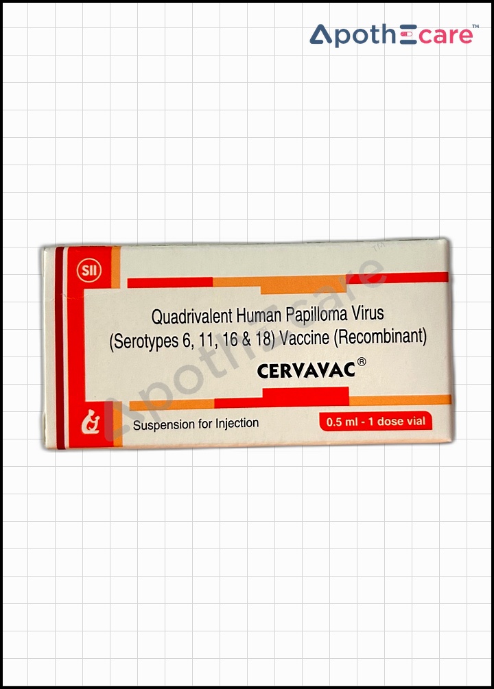 Cervavac Vaccine, It is intended to prevent genital warts, precancerous lesions, cervical cancer, and other disorders linked to HPV.