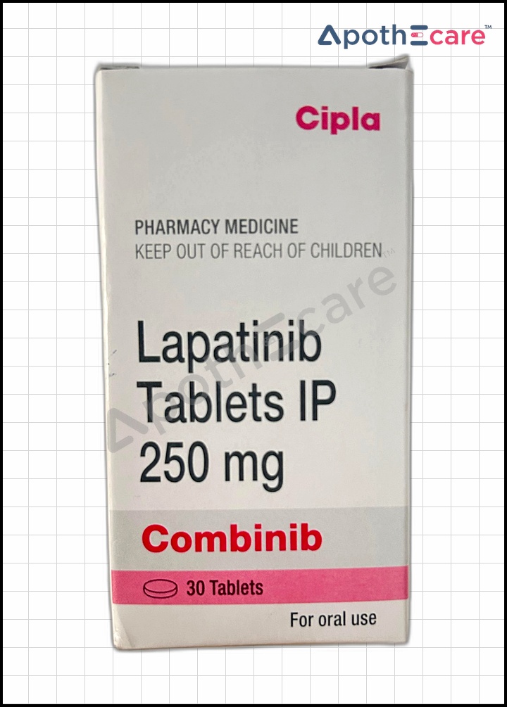 Combinib 250mg Tablet, used in the treatment of certain types of breast cancer.