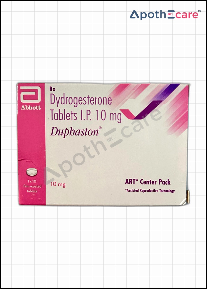 Duphaston Tablet, used for the treatment of menstrual disorders.