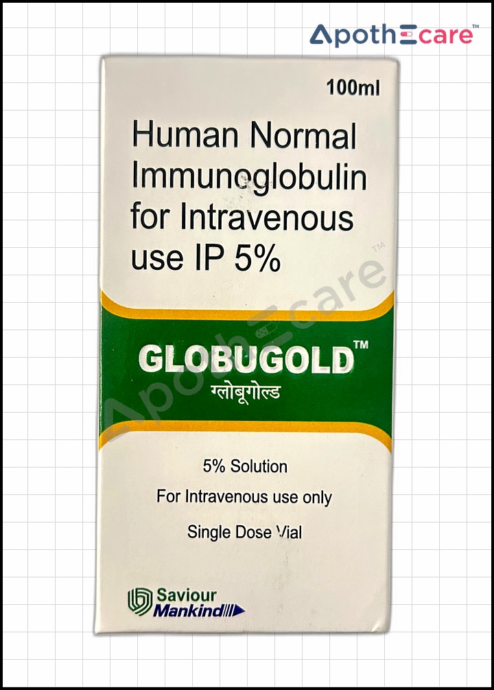 Globugold 5% Injection, used for the treatment for different immune deficiency disorders and autoimmune disorders.