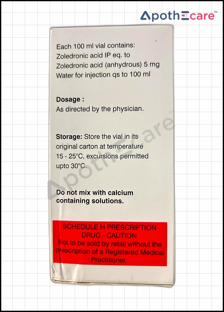 Natzold 5mg Infusion, used to treat or prevent osteoporosis.