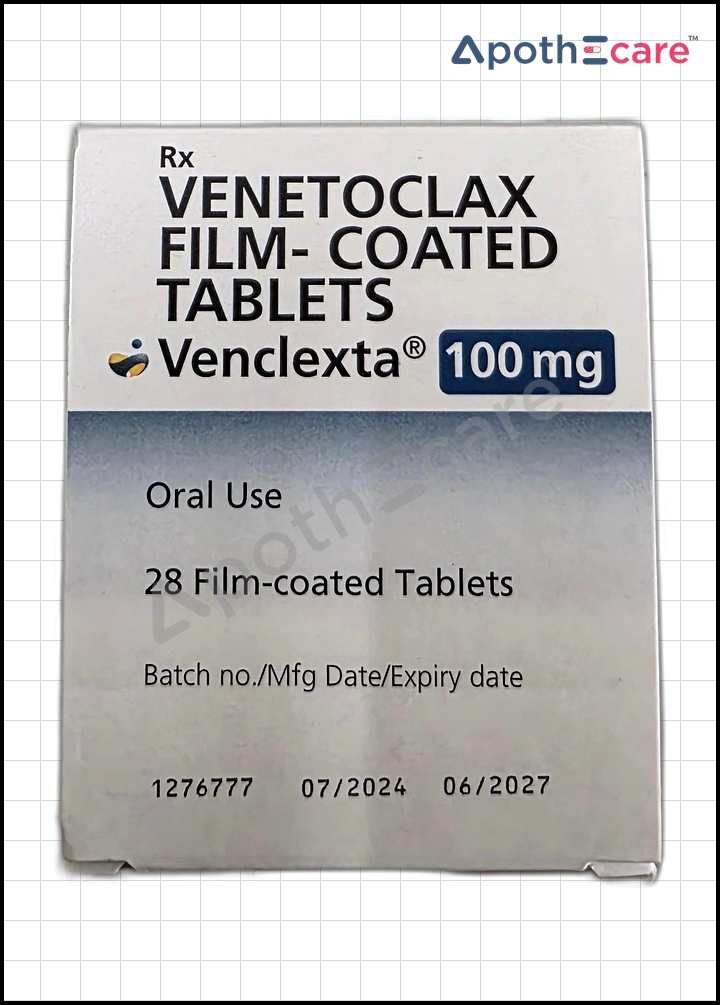 Venclexta 100mg Tablet, used to treat blood cancer.