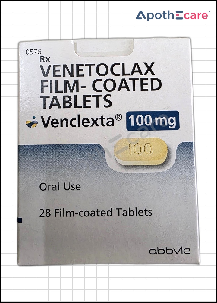 Venclexta 100mg Tablet, used to treat blood cancer.