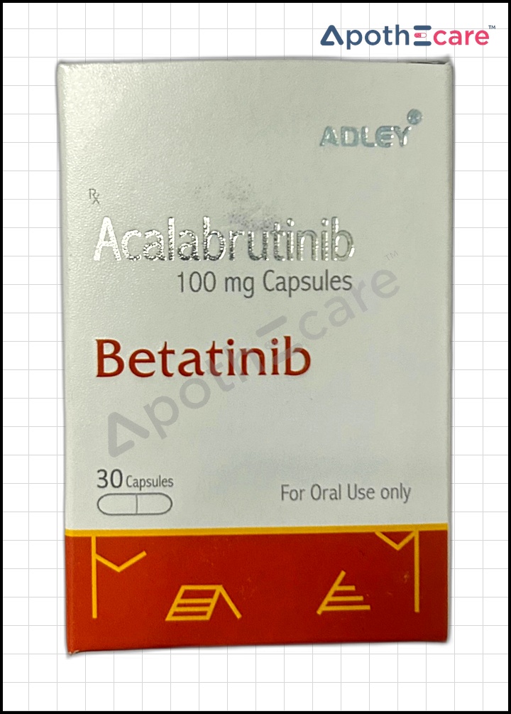 Betatinib 100mg capsule, it is mainly used for the treatment of blood cancer.