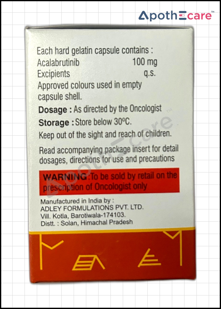 Betatinib 100mg capsule, it is mainly used for the treatment of blood cancer.