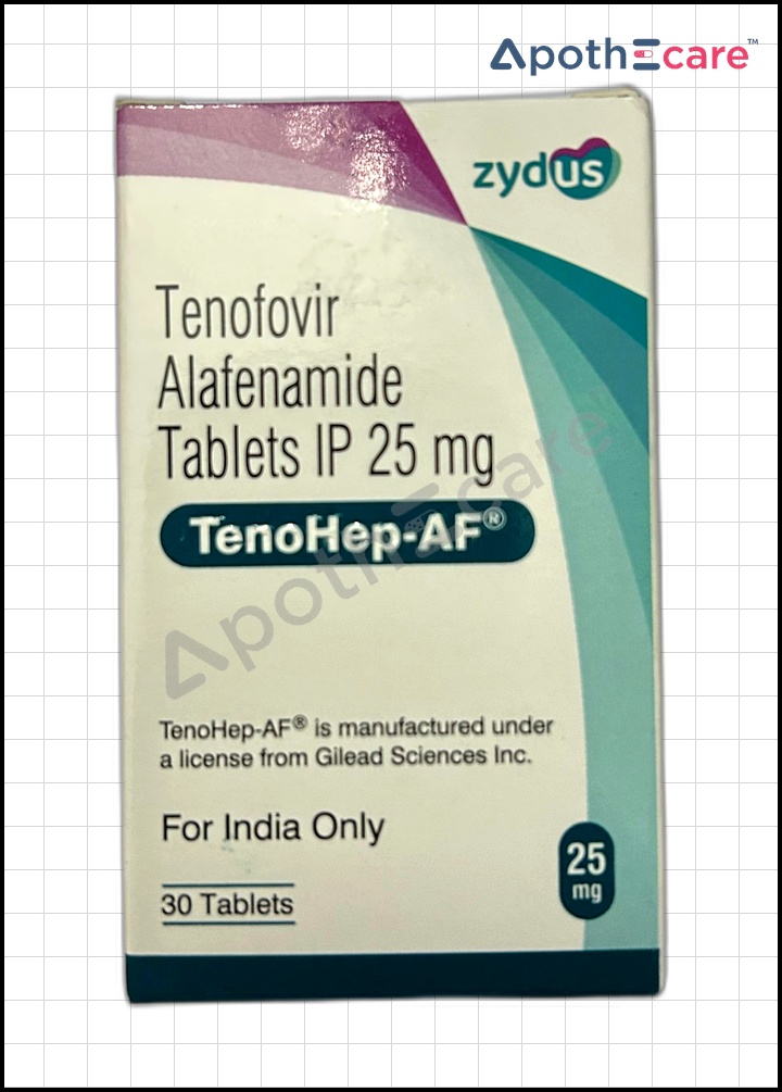 Tenohep AF 25mg Tablet, is used for the treatment of chronic hepatitis B and HIV infection.