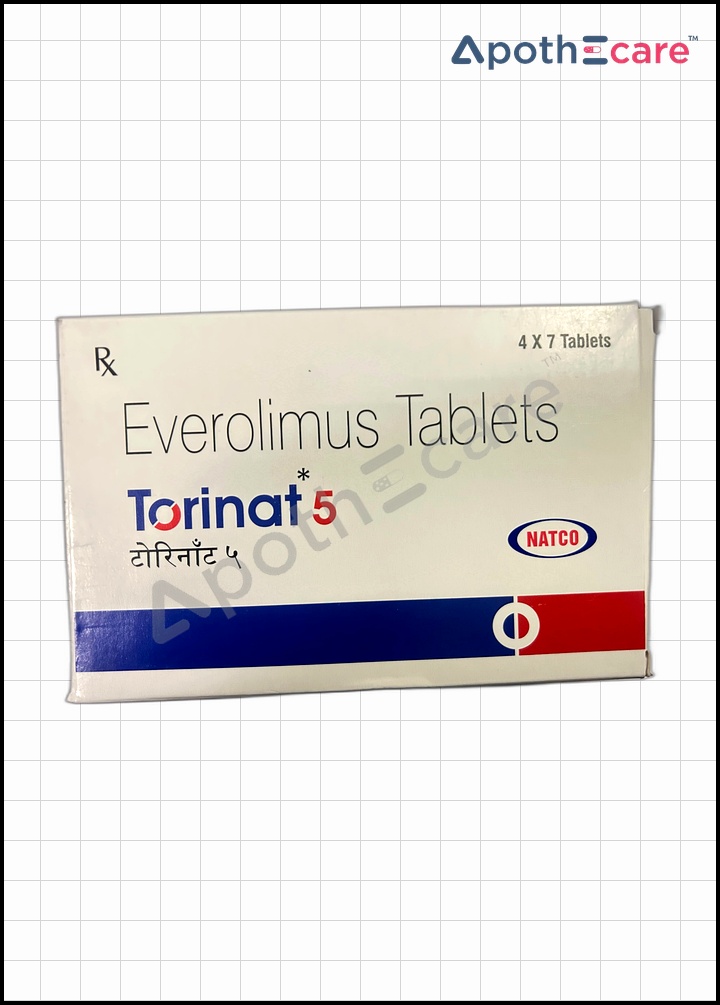 Torinat 5mg Tablet, is used to treat cancer as well as other illnesses.