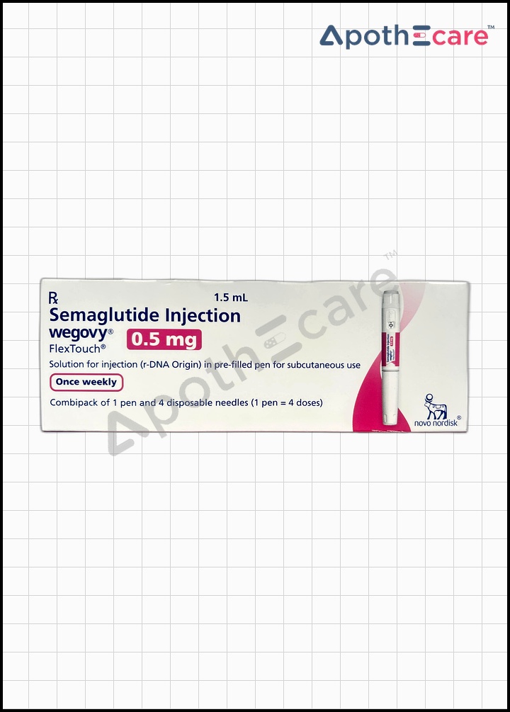 Wegovy 0.5mg Injection is used to manage type 2 diabetes mellitus.